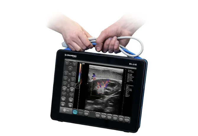 BLUE Dramiński – echographe veterinaire portable pour diagnostic animal