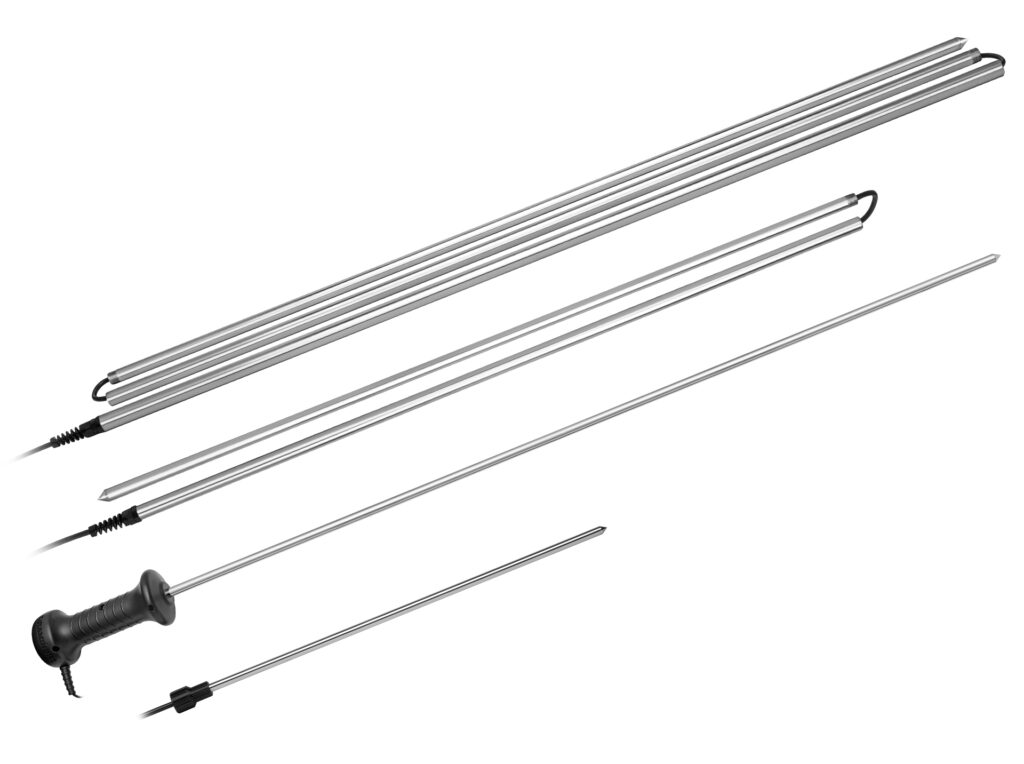 External temperature probes of various designs and lengths. TG Pro agricultural thermometer