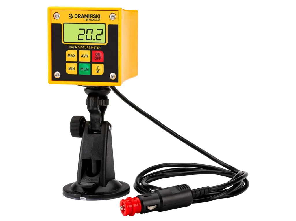 Humidimètre HMM Dramiński Presse avec prise 4 pôles pour tracteur