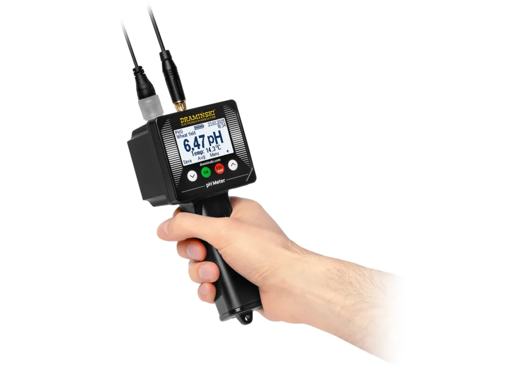 Comment vérifier le pH du sol avec le pH-mètre PHG2 Dramiński