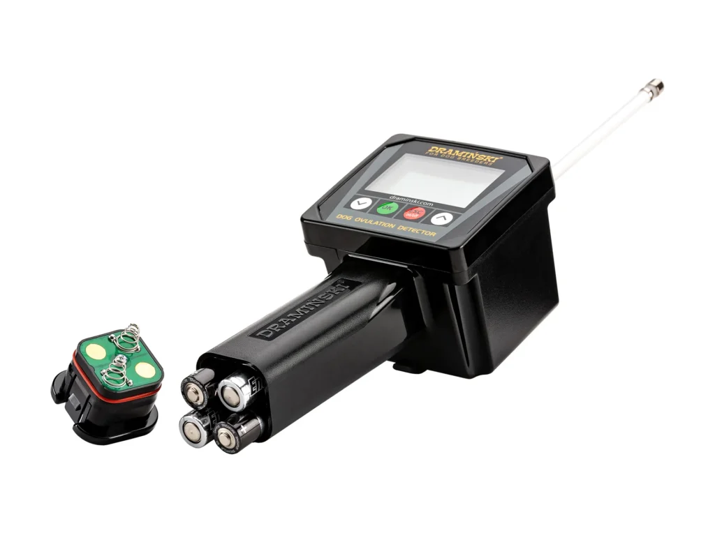 Détecteur de chaleurs silencieuses Dramiński alimenté par batterie