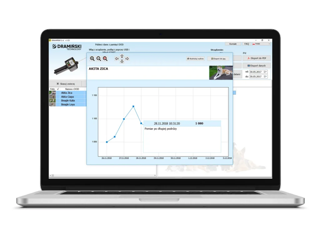 Détecteur du moment d’accouplement avec transmission de données vers application
