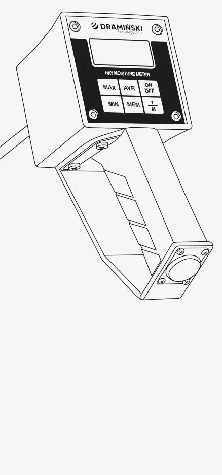 Données techniques de l’humidimètre HMM FIX Dramiński