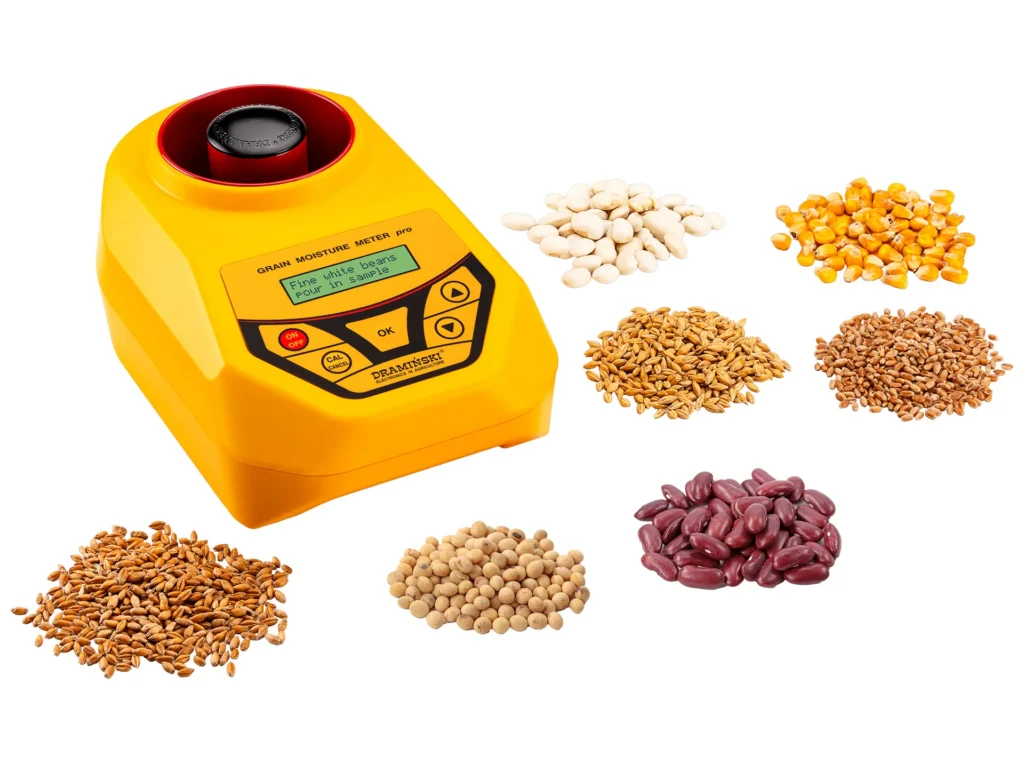 Humidimètre GMM Pro pour cultures : haricots, maïs, avoine, soja, blé