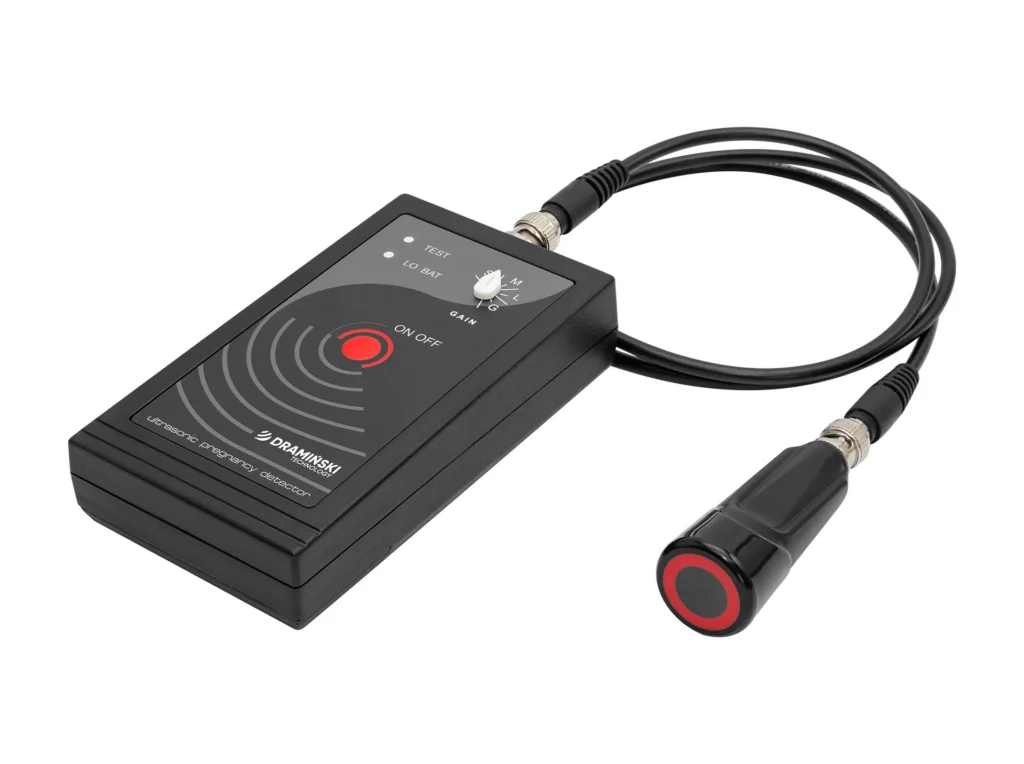 Testeur gestation pour chiens Dramiński avec sonde connectée