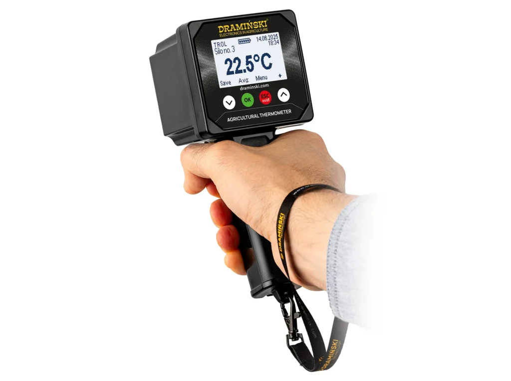 Mesures faciles de température dans tas, piles et silos – TROL2