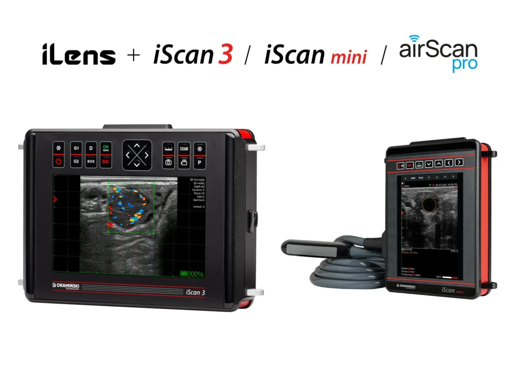airScan Pro Dramiński – iScanMini et iScan3 connectés à iLens, vue 1