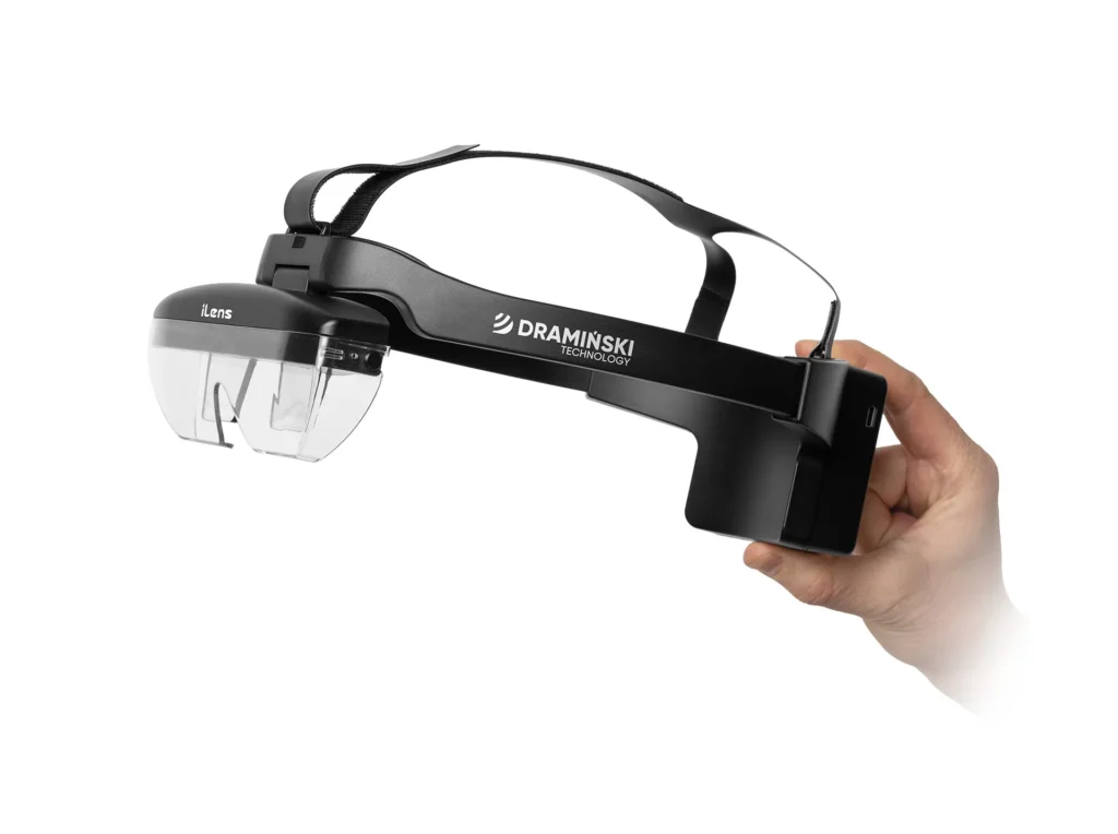 iLens Dramiński – imagerie vétérinaire avec lunettes sans fil