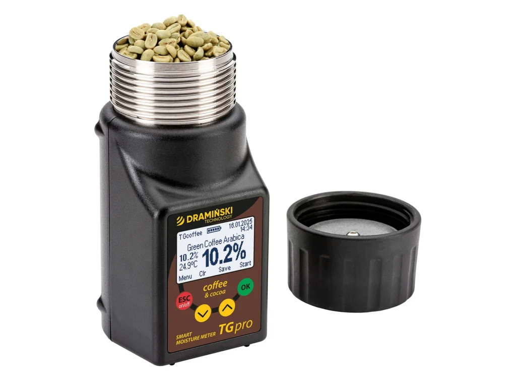 Humidimètre TG Pro Coffee & Cocoa pour baristas, torréfacteurs et producteurs