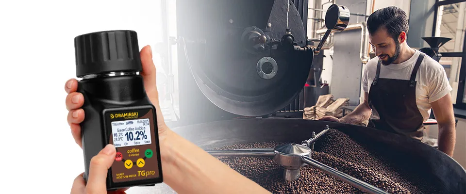 Humidimètre TG Pro Coffee & Cocoa Dramiński – visuel principal