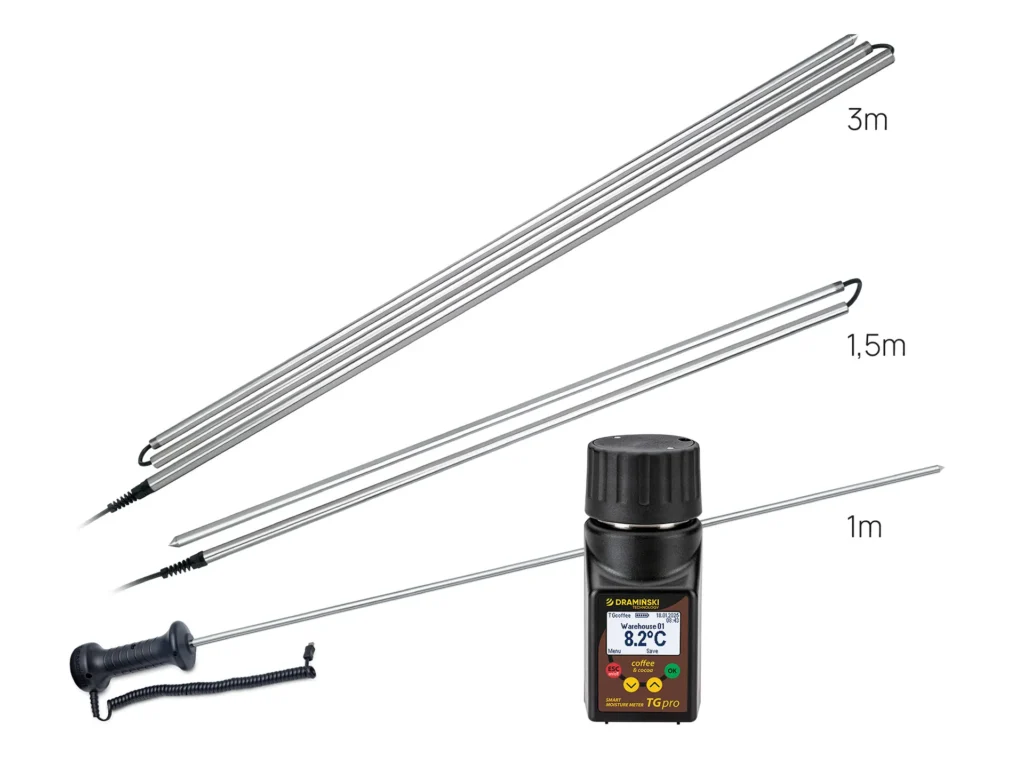 Sondes optionnelles pour humidimètre TG Pro Coffee & Cocoa