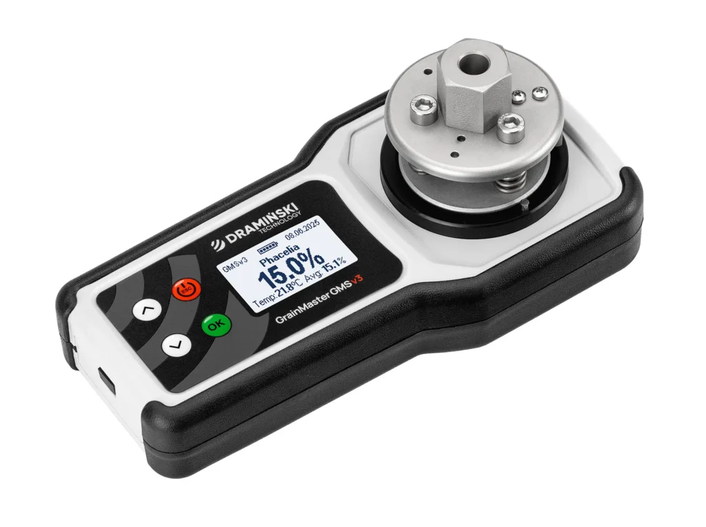 Humidimètre GMS v3 Dramiński – quand récolter le maïs