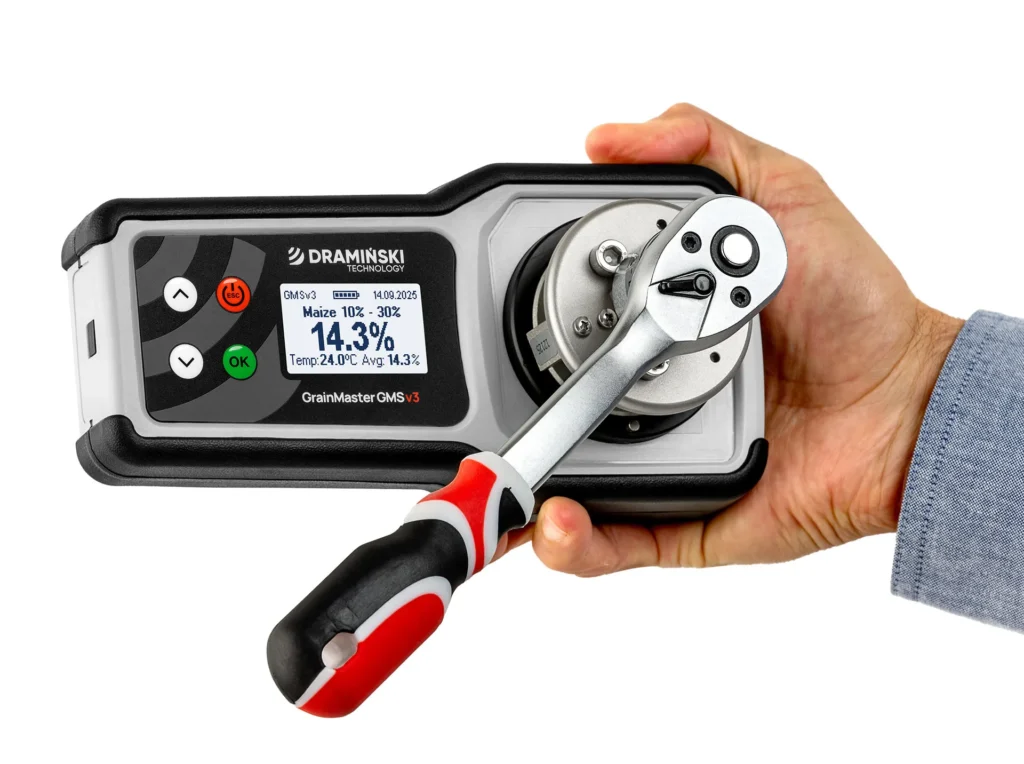 Humidimètre GMS v3 recommandé pour le maïs