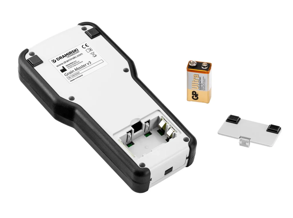 Humidimètre agricole GMS v3 Dramiński – alimentation piles 9V
