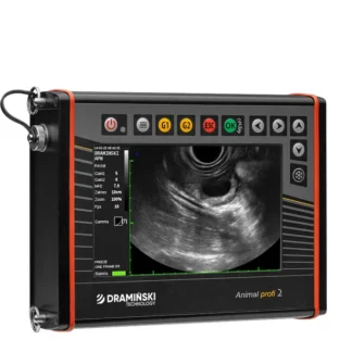Appareil à ultrasons portable pour bovins, ovins, porcs et caprins Dramiński